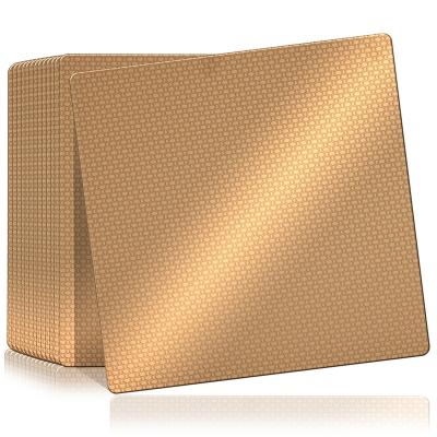 China Suitable Decorative Wall Plates Rose Gold Mirror Stainless Steel To 409 Decoration SS 304 Beaded Sheet Sheet / Strip Cold Roll Coil Hot Rolled 10mm Thick for sale