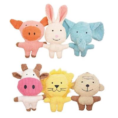 China 2022 Viable Durable Soft Cute Eco-Friendly Wholesale Pet Toy Plush Dog Toys Squeaky for sale