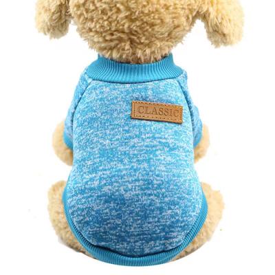 China Sustainable Direct Sales Sweater Factory Casual Outdoor Designer Pet Apparel Dog Clothes for sale