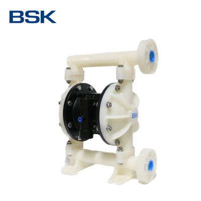 China Automotive Industry Wholesale 25mm PVDF Material Pneumatic Aro Pressure Double Head Pneumatic Diaphragm Pumps for sale