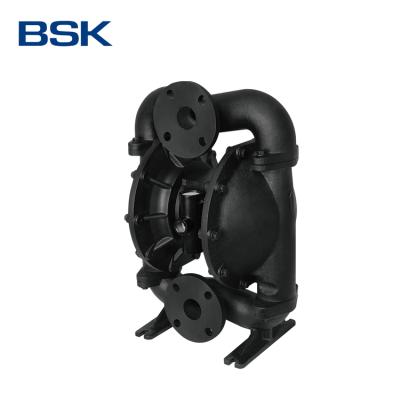 China Automotive Industry Large Flow Cast Iron Dual Air Operated Diaphragm Pump With Santoprene Diaphragm for sale