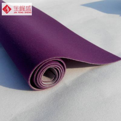 China Jewerllry Box Tissue Supplier Purple Velvet Decoration Flocking Stock Tissue Flock for sale