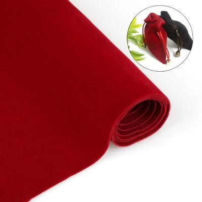 China Jewerllry Box High Grade Best Selling Long Pile Throw Flocking Fabric Velvet Fabric for sale