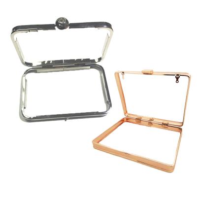 China Zinc Alloy Luggage Purse Accessories Clasp Metal Clutch Bag Frame Clutch Purse Frames For Bag Parts for sale