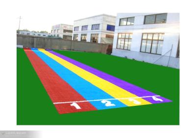 China Colorful children playground artificial turf for sale