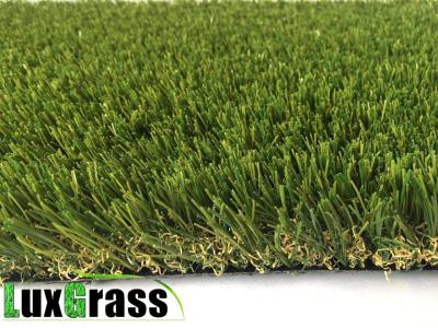 China V shape 35 mm Landscaping Artificial Carpet Grass For Gardens for sale