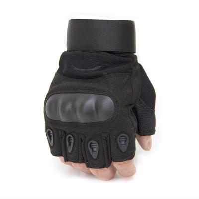 China Anti Slip Camping Hunting Shooting Motorcycle Outdoor Half Finger Riding Non-slip Wear-resistant Tactical Military Gloves for sale