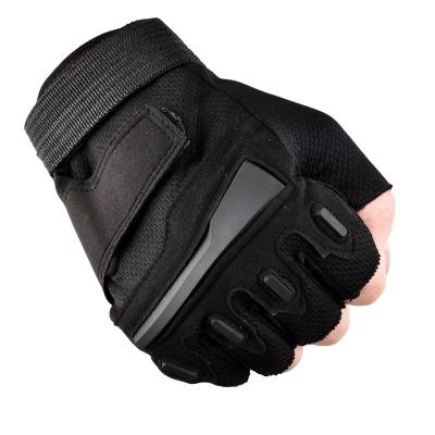 China Fitness Anti Slip Protection Fighting Tactics Outdoor Riding Gloves Half Finger Gloves for sale