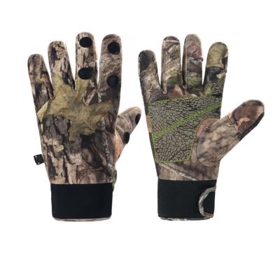 China Fashion Cloth Nylon Diving Arm Warmers Windproof Camouflage Hunting Fishing Gloves Anti Splash Autumn Finger Leakage Gloves Hot for sale