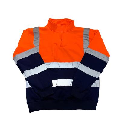 China INSTANT High Work Safety Construction Site Construction LED Visibility Reflective Clothing Road Traffic Warning Safety Warm Reflective Jacket for sale