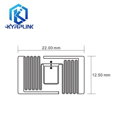 China Impinj Monza R6/R6-P Smart Inlay Coin Free Sample Long Range Wet/Dry Inlay 22x12.5mm Chips Reading UHF Wet/dry rfid for sale