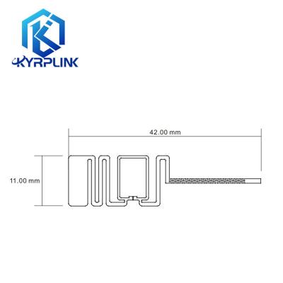 China Factory supply 860-960mhz long range rfid sticker UHF label reading UHF dry/wet inlay Impinj Monza R6/R6-P for jewelry use for sale