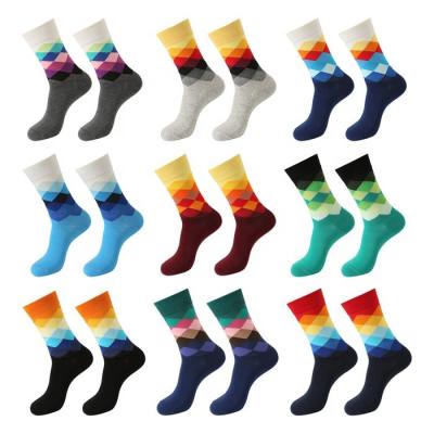 China Bulk Custom Antibacterial Cotton Man Happy Socks From China Manufacturer for sale