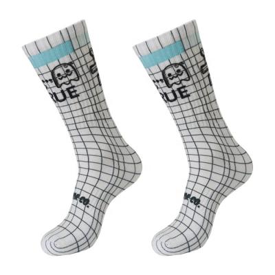 China GANGWEI Antibacterial Customized Good Quality Fashion 3D Polyester Sublimation Printing Socks for sale