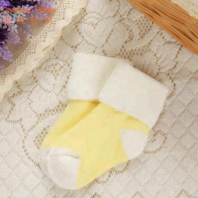 China Wholesale Korean Comfortable Soft Touch Cotton Good Quality Fashion Baby Newborn Fuzzy Mesh Solid Color Anti-skid Knit Lace Boot Socks for sale