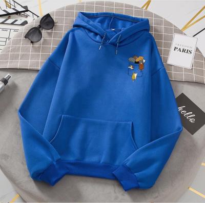 China Anti-wrinkle Women Oversized Hoodies Printed Logo Hoodie Pullover Winter Hoody for sale