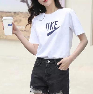 China Custom White Blank Print T Shirts Oversize Anti-Wrinkle Logo T Shirt Women Men for sale