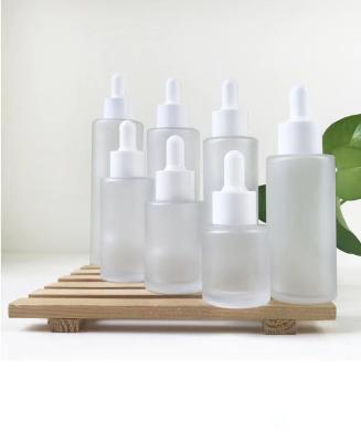 China Cosmetic Hot Sale Frosted Oil Dropper Bottle 30ml 1oz 60ml 2oz 120ml 4oz Customized Cosmetic for sale