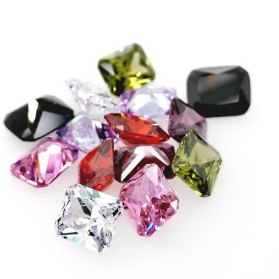 China Fire China Color Play Or Gemstone Octangle Shape Various Color Zircon Loose for sale