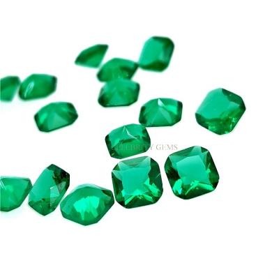 China Game Or Fire Emerald Precious Customize Size Emerald Created By Color Lab Reduced Gemstone Wholesale Price for sale