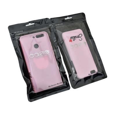 China Cheap Packaging Bag Cell Phone Case Bag Mobile Phone Zipper Moisture Proof Plastic Bag for sale