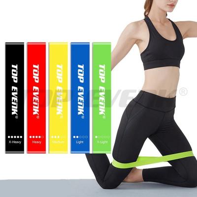 China Yoga Exercise Fitness Training Workout Loop Resistance Band Rubber Elastic Bands With Carry Bag for sale