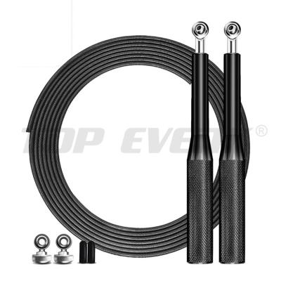 China Fast Speed ​​Fitness Training Accessories Skipping Rope Handle Steel Wire Speed ​​Aluminum Jump Rope for sale