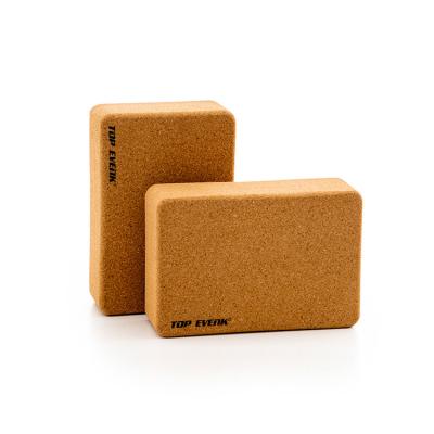 China High Density Recyclable Wholesale Cork Yoga Custom Logo Block for sale