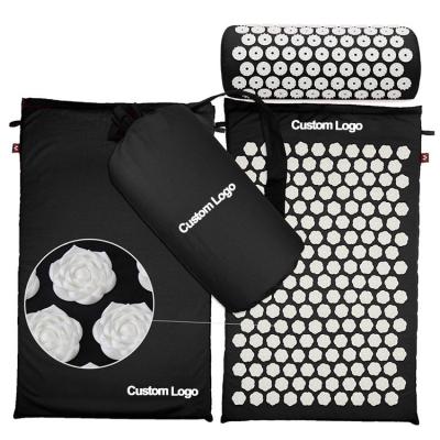 China Smooth Acupressure Function Weight Loss Acupressure Massage Mat Set for sale