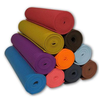 China Yoga Exercise 1/4-inch Extra Thick Anti-Slip PVC Yoga Non-Slip Durable Mat for sale