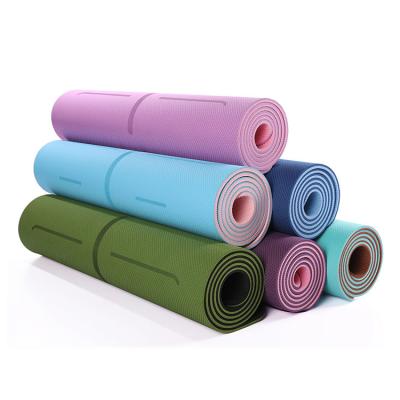 China Non Slip Wholesale Cheap Custom Printed Eco Friendly Non Slip Tape Yoga Mat for sale