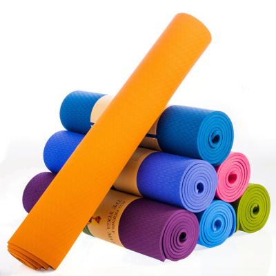 China Non Slip Eco Friendly Outdoor Special Non Slip Durable 6mm Tape Yoga Mat for sale