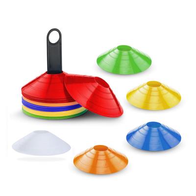 China Soccer Traning Sport Fitness Soccer Marker Disc Rotation Speed ​​Training Agility Football Cone for sale