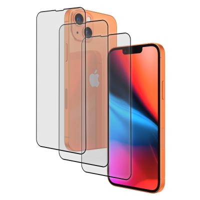 China Leadingplus Mobile Phone Premium 3 Pack Skin Printing Tempered Glass Screen Protector For iPhone 12 13 pro Max for sale