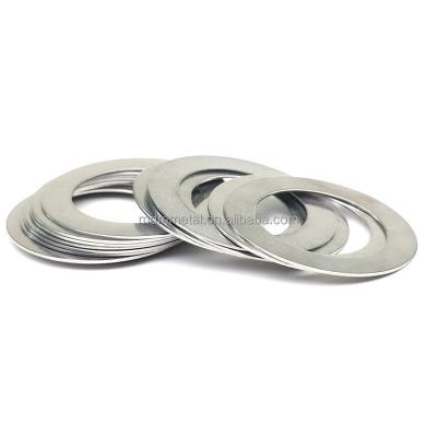 China Thin Flat 304SUS Stainless Steel Metal Flat Washer Shim Ring CNC Machining Lathing for sale