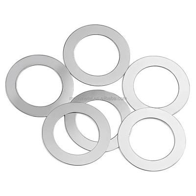 China ODM Flat Thin Washers Shims SS304 316L Stainless Steel Round Square for sale