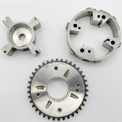 China Tempering MIM Stainless Steel Powder Metallurgy Bearing Custom CNC Parts Window Gear for sale