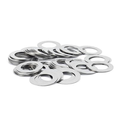 China Metal Flat Stainless Steel Sealing Washers Shims 316L 304L 0.05mm for sale