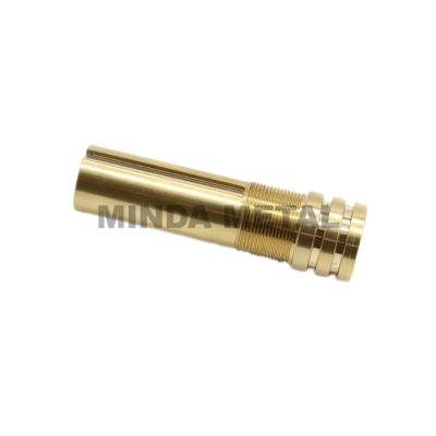 China Copper Brass Stainless Steel Turned Parts CNC Machinery Parts Metal Rod for sale