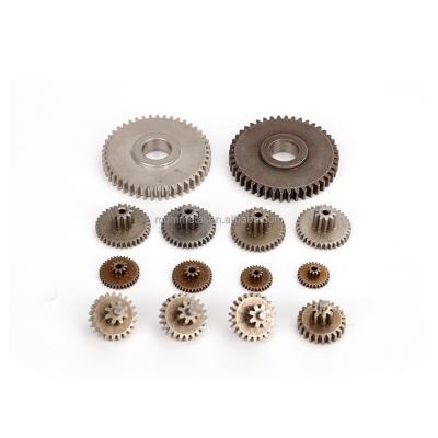 China Stainless Steel Sintered Bronze Parts MIM Helical Gear Cnc Lathe Components Powder Metallurgy for sale