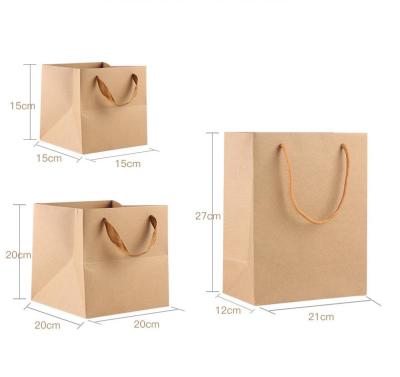 China Recyclable Customized Logo Printed Eco Reusable Luxury Foldable Kraft Paper Gift Tote Recycled Shopping Paper Bag for sale