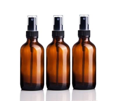 China Personal Cosmetic Bottle 15ml 20ml 30ml 50ml 100ml Brown Amber Glass Sample Care Glass Perfume Bottle With Mist Spray Pump for sale