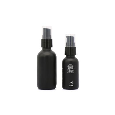 China Personal Care Smellproof 510 15 20 30 50 60 100ml Empty Essential Oil Dark Violet Hemp Cosmetic Glass Bottles With Dropper And Pump for sale