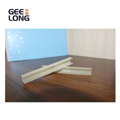 China Checkered plastic staples for making plywood panel for sale