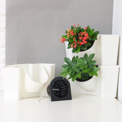 China Automatic Irrigation Green Plant Mini Potted Plant Wall For Family Eco Friendly Bonsai Trees for sale