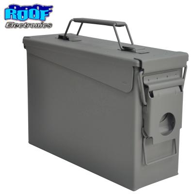 China Iron Steel Ammo Can Military Metal Ammo Storage Box 30 Calories for sale