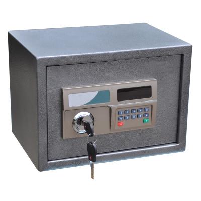 China Solid Steel ROOF Digital Code Panel Master Code Key Smart Open Sturdy Electronic Home Safe Box With LCD Display T-25GRK for sale