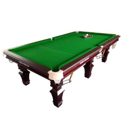 China Factory Wholesale Price Professional Cowhide Marble Slate Cushion 12ft Billiard Billiards Steel Billiard Table for sale