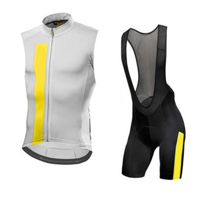 China Breathable Custom Made Mens And Womens Moisture Wicking Bike Cycling Short Tank Top And Bib Cycling Suit for sale