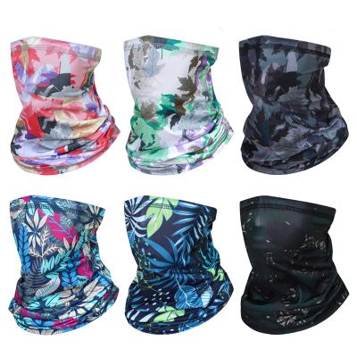 China Polyester Bandana Headwear Summer Climbing Scarf Fashion Magic Masks Ice Sunscreen Mask Scarf for sale